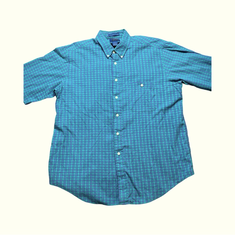 Retro Colorway Cambridge Classics Cotton Dress Shirt Size L